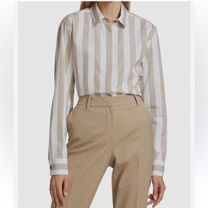 Lafayette 148 New York Tan Tailored Trousers